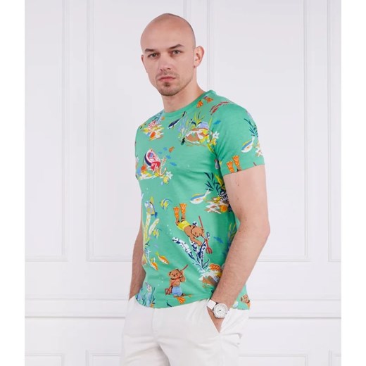 T-shirt męski Polo Ralph Lauren z krótkim rękawem z bawełny 