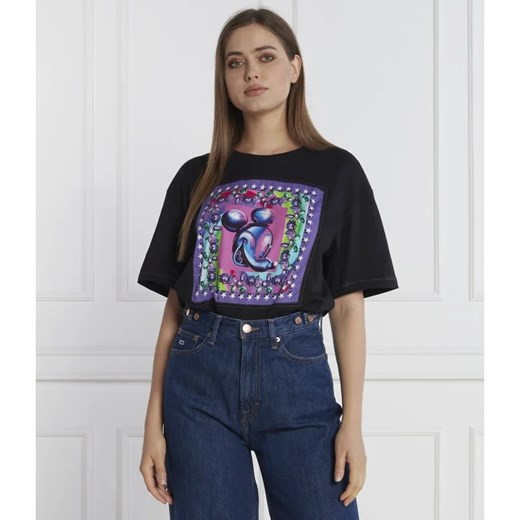Desigual T-shirt | Regular Fit ze sklepu Gomez Fashion Store w kategorii Bluzki damskie - zdjęcie 163972449