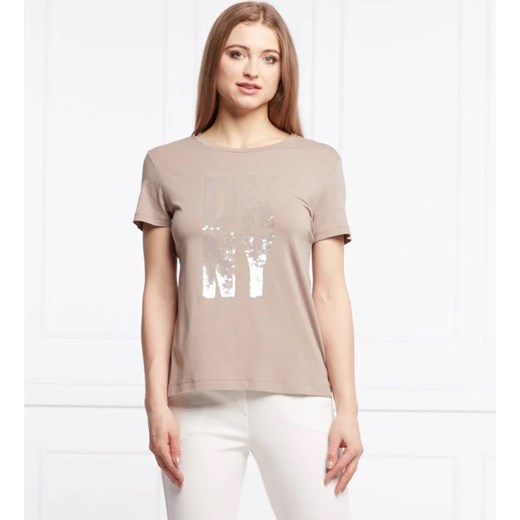 DKNY T-shirt | Regular Fit ze sklepu Gomez Fashion Store w kategorii Bluzki damskie - zdjęcie 163972595