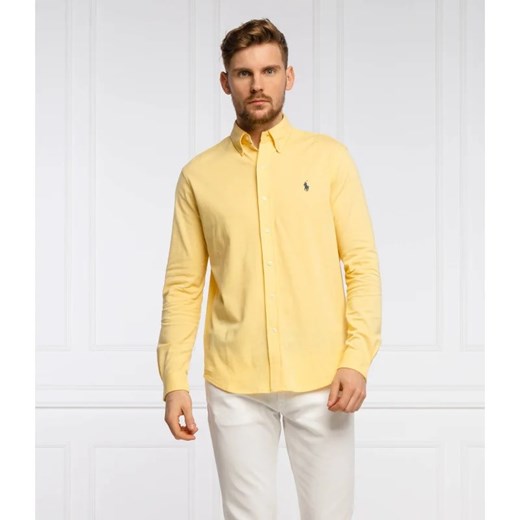 Koszula męska Polo Ralph Lauren z długim rękawem z klasycznym kołnierzykiem na wiosnę