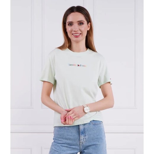 Tommy Jeans T-shirt | Regular Fit ze sklepu Gomez Fashion Store w kategorii Bluzki damskie - zdjęcie 163973078