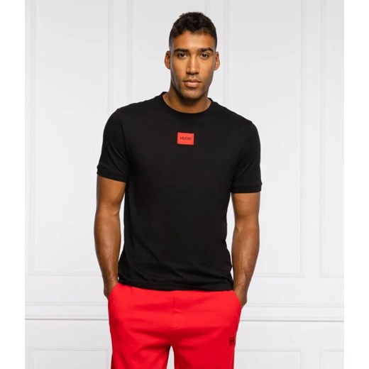 HUGO T-shirt Diragolino212 | Regular Fit ze sklepu Gomez Fashion Store w kategorii T-shirty męskie - zdjęcie 163973235