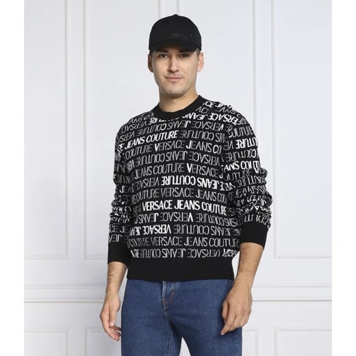 Versace Jeans Couture Sweter | Regular Fit ze sklepu Gomez Fashion Store w kategorii Swetry męskie - zdjęcie 163973436