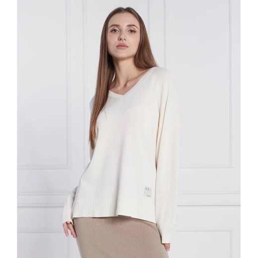 Armani Exchange Sweter | Regular Fit ze sklepu Gomez Fashion Store w kategorii Swetry damskie - zdjęcie 163973587
