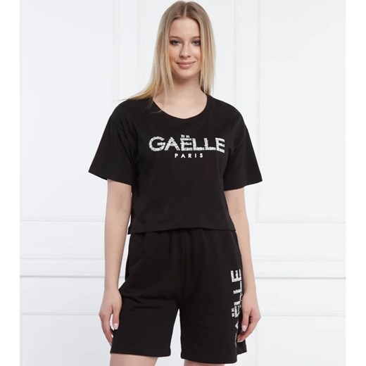 Gaëlle Paris T-shirt | Cropped Fit Gaëlle Paris M okazja Gomez Fashion Store