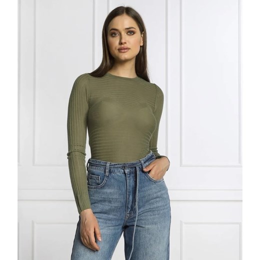 Patrizia Pepe Wełniana bluzka | Slim Fit ze sklepu Gomez Fashion Store w kategorii Bluzki damskie - zdjęcie 163973856