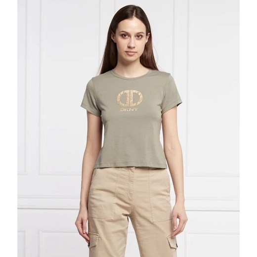 DKNY T-shirt | Regular Fit ze sklepu Gomez Fashion Store w kategorii Bluzki damskie - zdjęcie 163973987