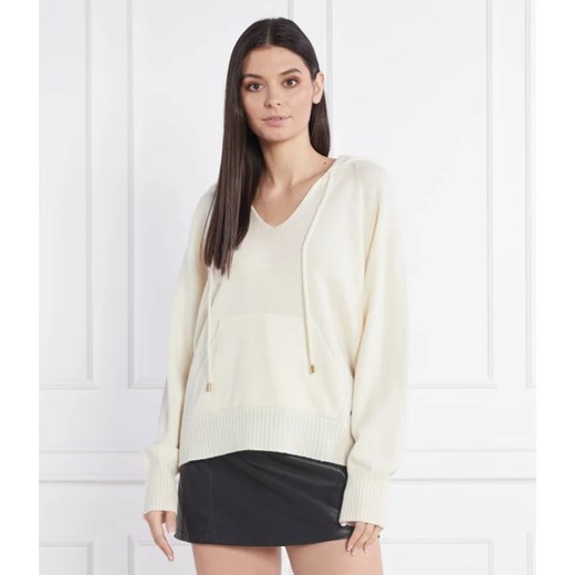 TWINSET Wełniany sweter | Regular Fit | z dodatkiem kaszmiru Twinset L okazja Gomez Fashion Store