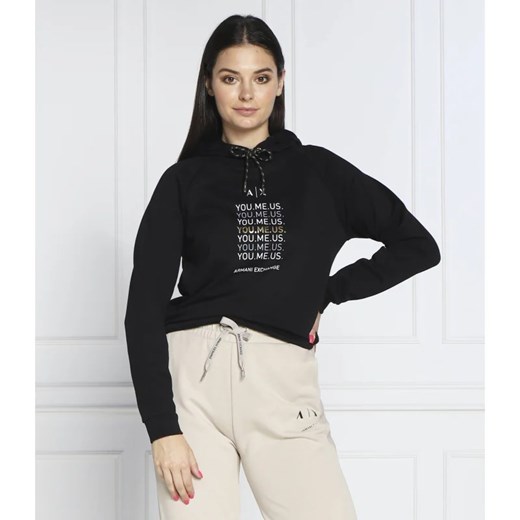 Bluza damska czarna Armani Exchange casual