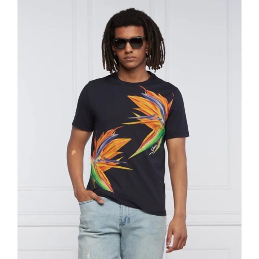 Guess t-shirt męski młodzieżowy z krótkim rękawem wiosenny