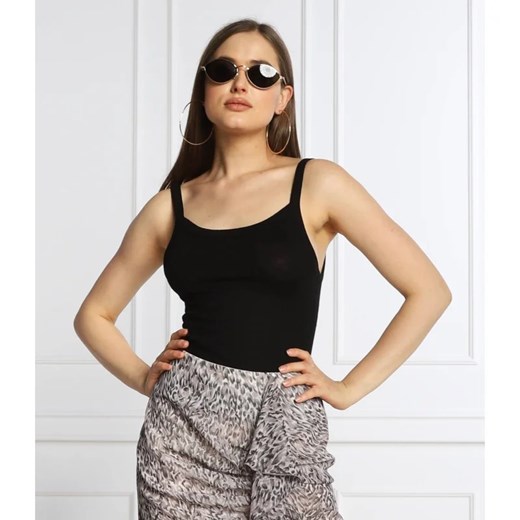 Patrizia Pepe Lniany top | Slim Fit ze sklepu Gomez Fashion Store w kategorii Bluzki damskie - zdjęcie 163974685