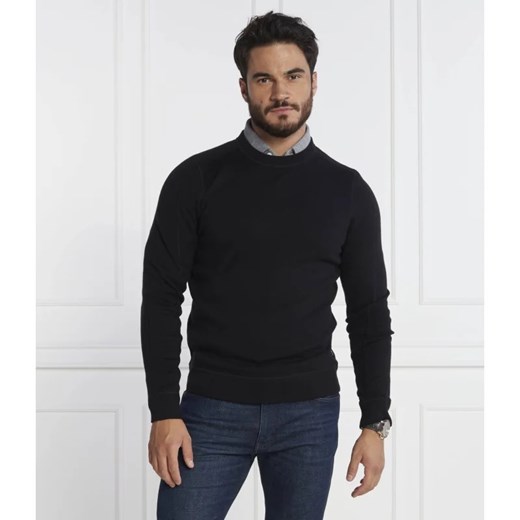 BOSS BLACK Sweter ONORE | Regular Fit | z dodatkiem wełny ze sklepu Gomez Fashion Store w kategorii Swetry męskie - zdjęcie 163974719