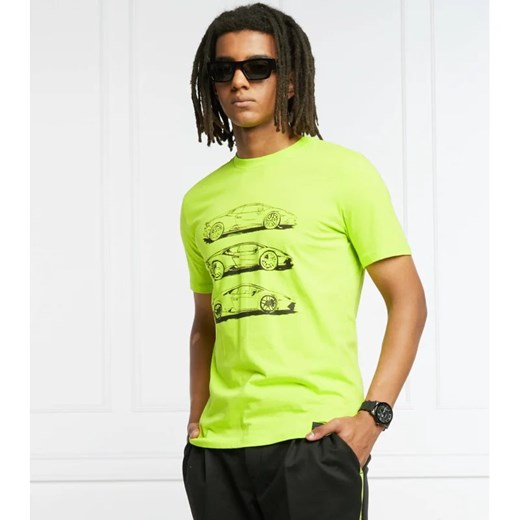 Automobili Lamborghini T-shirt | Regular Fit ze sklepu Gomez Fashion Store w kategorii T-shirty męskie - zdjęcie 163974818