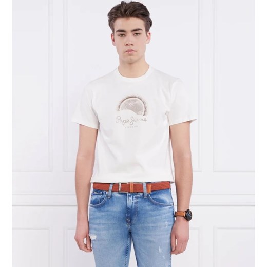 Pepe Jeans London T-shirt RICHMOND | Regular Fit ze sklepu Gomez Fashion Store w kategorii T-shirty męskie - zdjęcie 163975195
