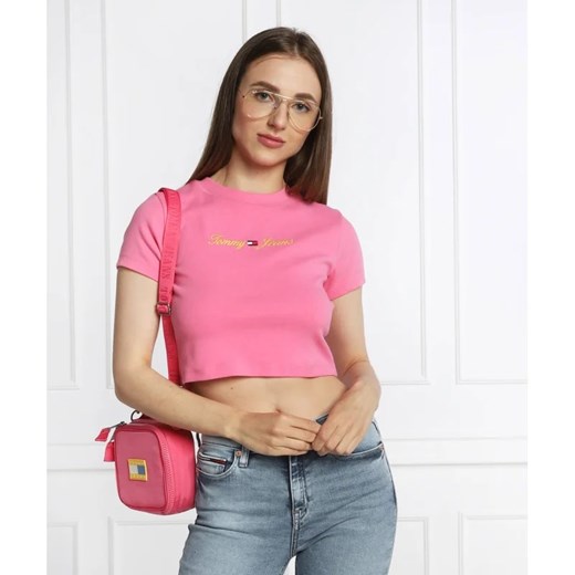Tommy Jeans T-shirt | Cropped Fit Tommy Jeans L promocja Gomez Fashion Store