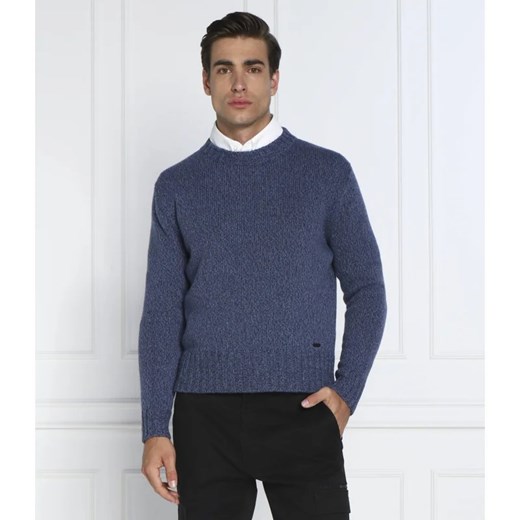 HUGO Wełniany sweter Siogul | Oversize fit XXL okazyjna cena Gomez Fashion Store