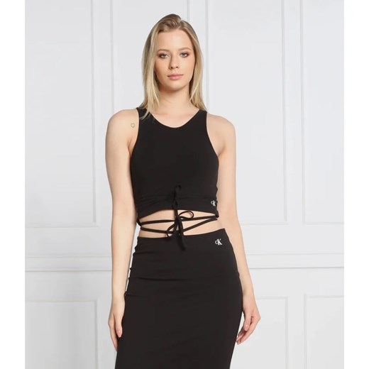 Bluzka damska Calvin Klein z okrągłym dekoltem