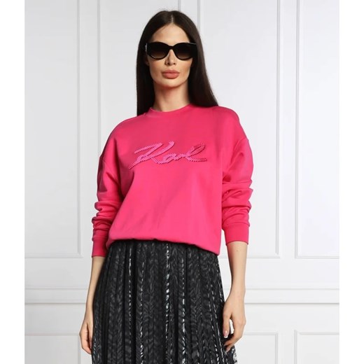 Karl Lagerfeld Bluza | Regular Fit ze sklepu Gomez Fashion Store w kategorii Bluzy damskie - zdjęcie 163975567