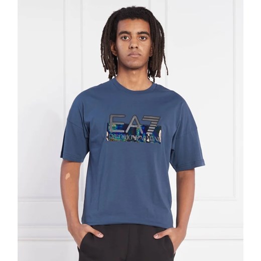 EA7 T-shirt | Regular Fit ze sklepu Gomez Fashion Store w kategorii T-shirty męskie - zdjęcie 163976049