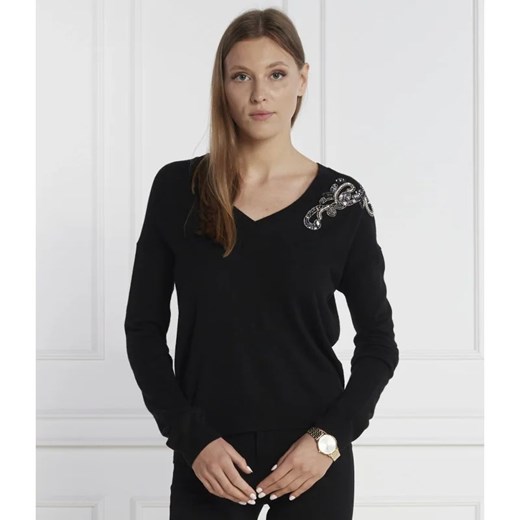 Liu Jo Sweter | Slim Fit | z dodatkiem wełny i kaszmiru Liu Jo XL okazja Gomez Fashion Store