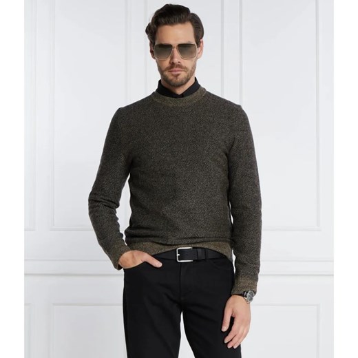 BOSS BLACK Wełniany sweter Marameo | Regular Fit ze sklepu Gomez Fashion Store w kategorii Swetry męskie - zdjęcie 163976328