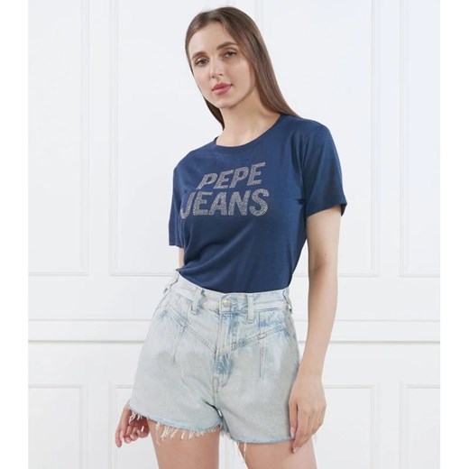 Bluzka damska Pepe Jeans z wiskozy 