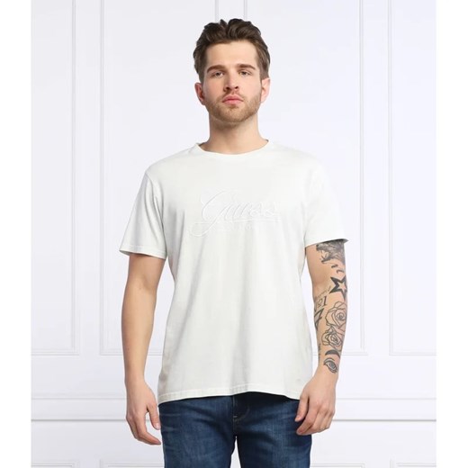 GUESS JEANS T-shirt BARRY | Regular Fit XL promocja Gomez Fashion Store