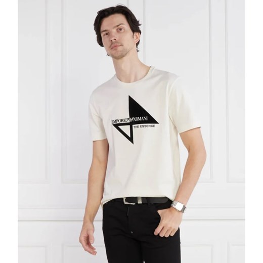 T-shirt męski Emporio Armani w stylu młodzieżowym z krótkim rękawem
