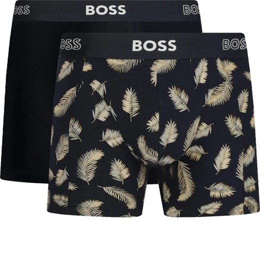 BOSS BLACK Bokserki 2-pack Boxer Brief 2P Print ze sklepu Gomez Fashion Store w kategorii Majtki męskie - zdjęcie 163976747