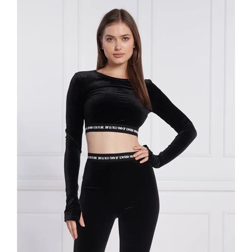Versace Jeans bluzka damska z okrągłym dekoltem casual
