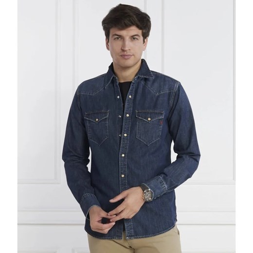 Replay Koszula | Regular Fit | denim ze sklepu Gomez Fashion Store w kategorii Koszule męskie - zdjęcie 163976879