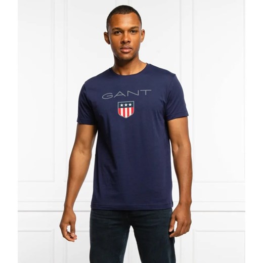 T-shirt męski Gant z krótkimi rękawami