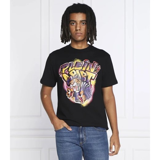 Plein Sport T-shirt | Regular Fit ze sklepu Gomez Fashion Store w kategorii T-shirty męskie - zdjęcie 163977867