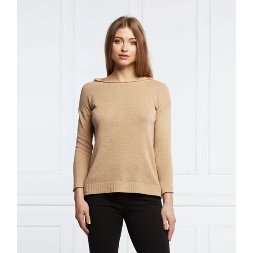 Marella Lniany sweter VADIER | Regular Fit ze sklepu Gomez Fashion Store w kategorii Swetry damskie - zdjęcie 163977917