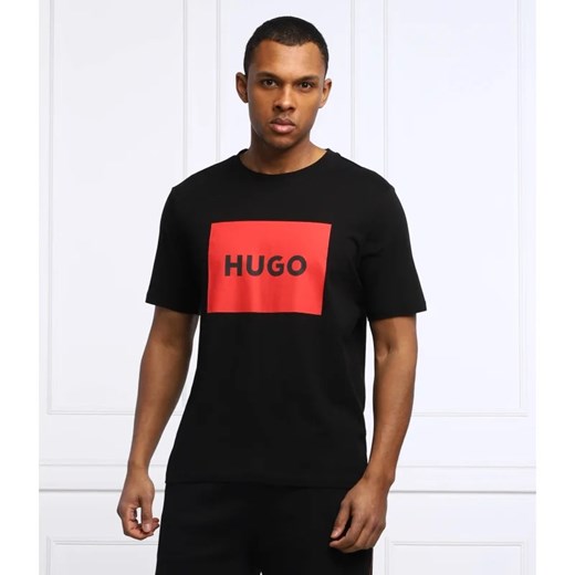 T-shirt męski czarny Hugo Boss