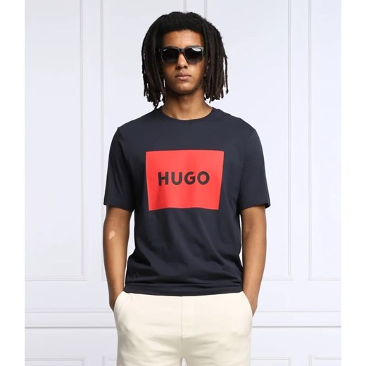 HUGO T-shirt Dulive222 | Regular Fit ze sklepu Gomez Fashion Store w kategorii T-shirty męskie - zdjęcie 163978425
