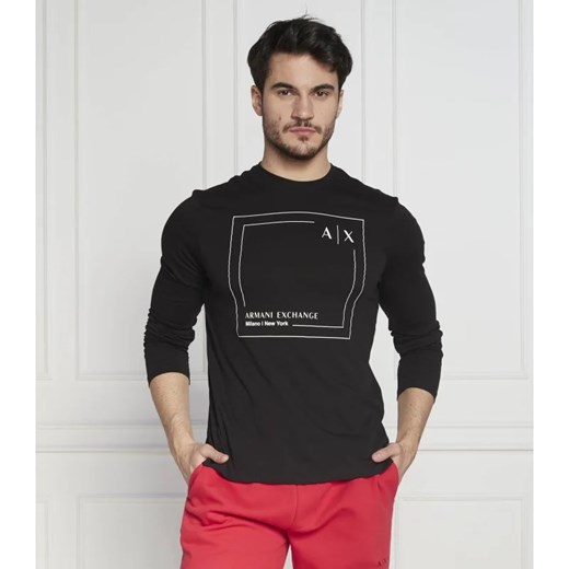 Armani Exchange Longsleeve | Regular Fit ze sklepu Gomez Fashion Store w kategorii T-shirty męskie - zdjęcie 163978507