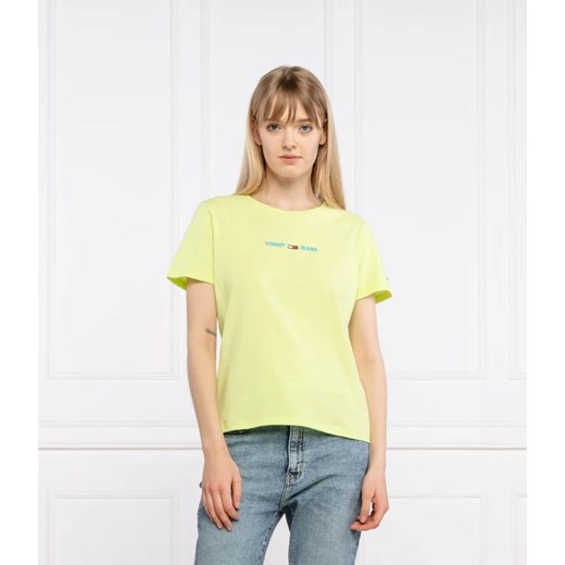 Tommy Jeans T-shirt | Slim Fit ze sklepu Gomez Fashion Store w kategorii Bluzki damskie - zdjęcie 163978608