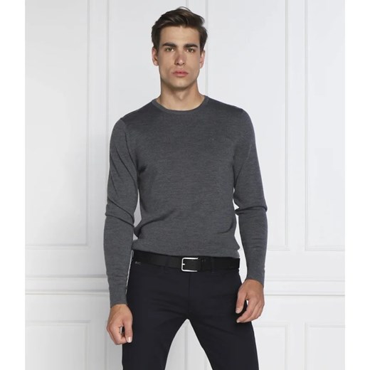 Calvin Klein Wełniany sweter | Regular Fit ze sklepu Gomez Fashion Store w kategorii Swetry męskie - zdjęcie 163978786