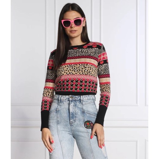 Desigual Sweter ASPEN | Slim Fit Desigual XL wyprzedaż Gomez Fashion Store