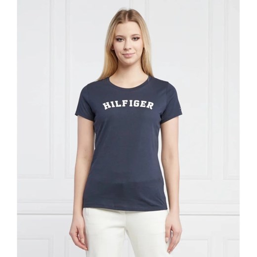 Tommy Hilfiger T-shirt | Slim Fit ze sklepu Gomez Fashion Store w kategorii Bluzki damskie - zdjęcie 163978809