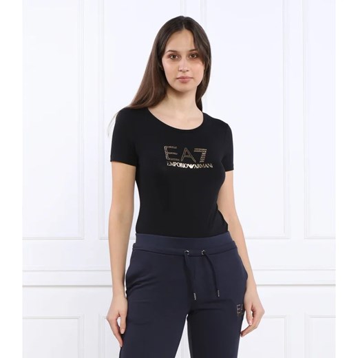 EA7 T-shirt | Regular Fit S wyprzedaż Gomez Fashion Store