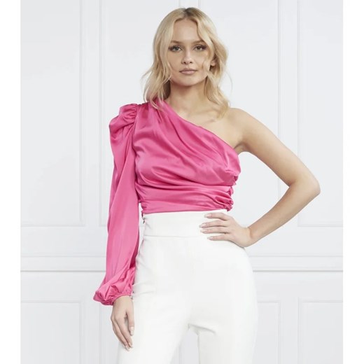 Pinko Satynowa bluzka THIRA | Regular Fit ze sklepu Gomez Fashion Store w kategorii Bluzki damskie - zdjęcie 163979049