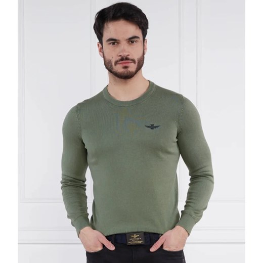 Aeronautica Militare Sweter | Regular Fit Aeronautica Militare XXL wyprzedaż Gomez Fashion Store