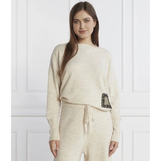 Liu Jo Rose Sweter | Regular Fit | z dodatkiem wełny ze sklepu Gomez Fashion Store w kategorii Swetry damskie - zdjęcie 163979498