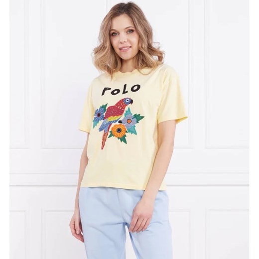 POLO RALPH LAUREN T-shirt | Regular Fit ze sklepu Gomez Fashion Store w kategorii Bluzki damskie - zdjęcie 163979628
