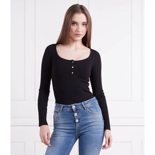GUESS Bluzka KARLEE JEWEL | Slim Fit Guess L okazja Gomez Fashion Store