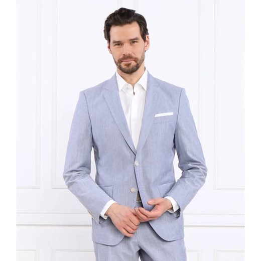 BOSS Marynarka H-Hutson-231 | Slim Fit | z dodatkiem wełny 56 okazja Gomez Fashion Store