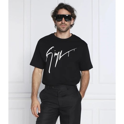 T-shirt męski Giuseppe Zanotti z krótkim rękawem