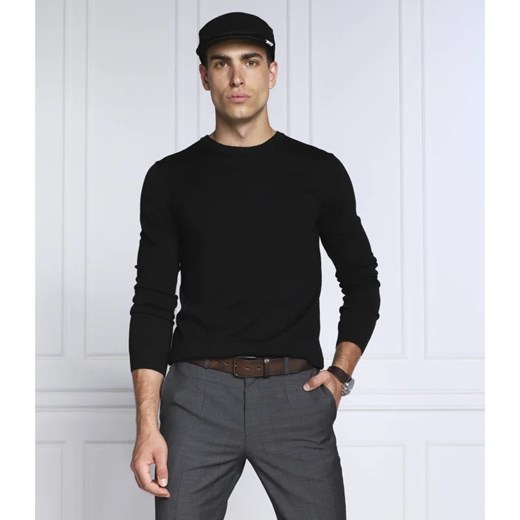 HUGO Wełniany sweter San Cedric-M1 | Regular Fit M Gomez Fashion Store